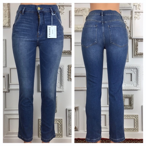 Frame Denim Jeans Frame Denim Le Slender Straight Leg Jeans Thistle Poshmark